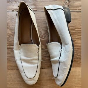 The Row Canvas Loafers, Size 40
